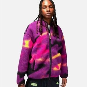 Jordan Purple and Pink Fleece Jacket